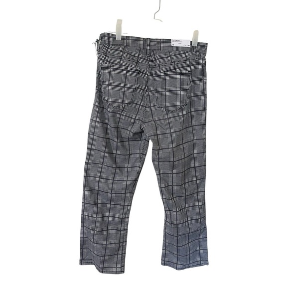 Joe's The Callie Grey Purple Houndstooth Plaid‎ High Rise Crop Boot Size 29 $198 - Picture 4 of 7